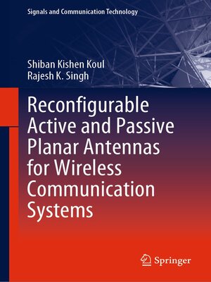cover image of Reconfigurable Active and Passive Planar Antennas for Wireless Communication Systems